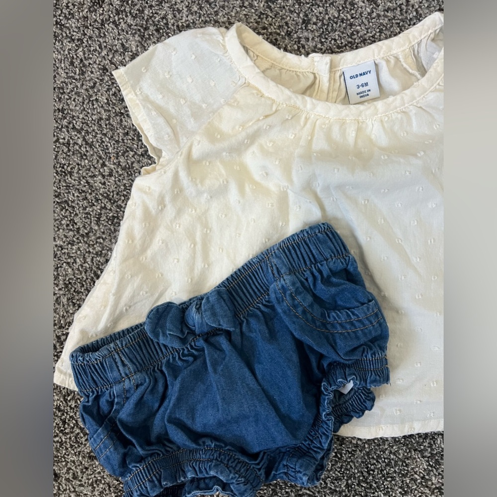 cutest top/bloomer set